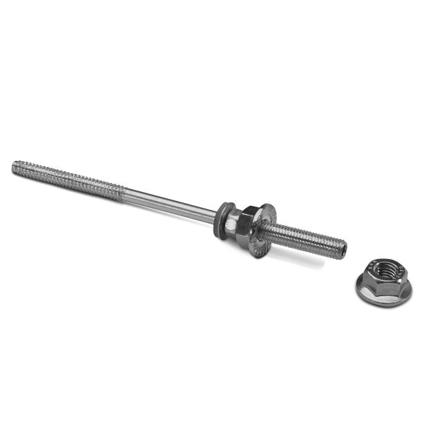 NOVOTEGRA Tornillo doble rosca para acero M10 185 mm