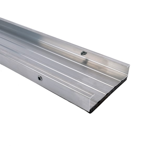 NOVOTEGRA Raíl base 840 mm para el sistema E-O de cubierta plana FR III