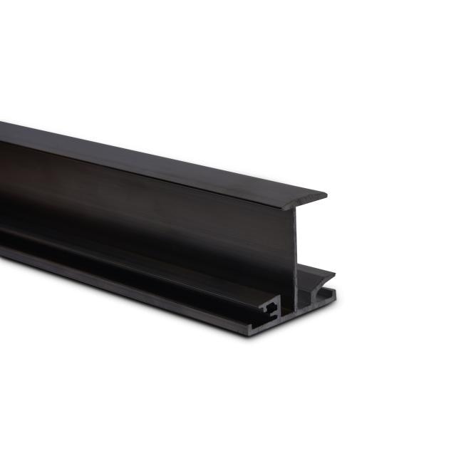 NOVOTEGRA Raíl de inserción negro IR 30 2,40 m