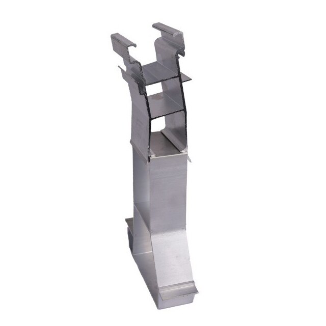 Soporte trasero de módulo novotegra FR III 10º para cubierta plana de aluminio