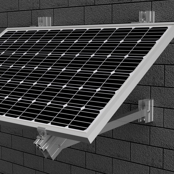 SUNFER 15H1 Soporte inclinado abierto para fachada. 1 módulo en horizontal - Sunfer