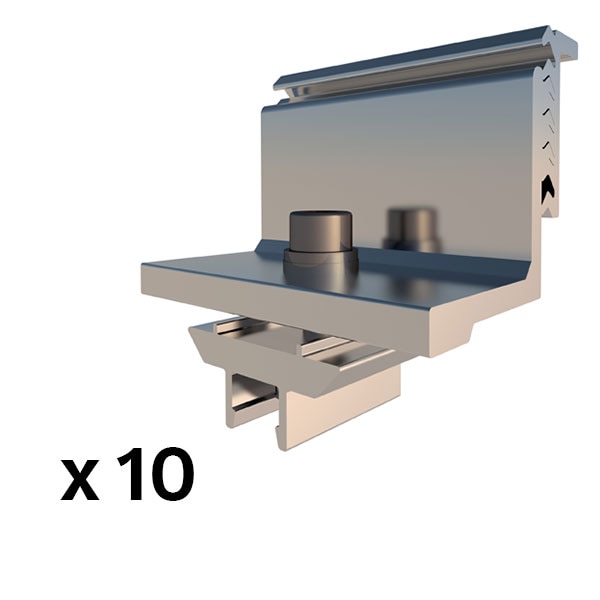 SUNFER S10.1 Pinza final regulable para raíl G3 (10 PCS)