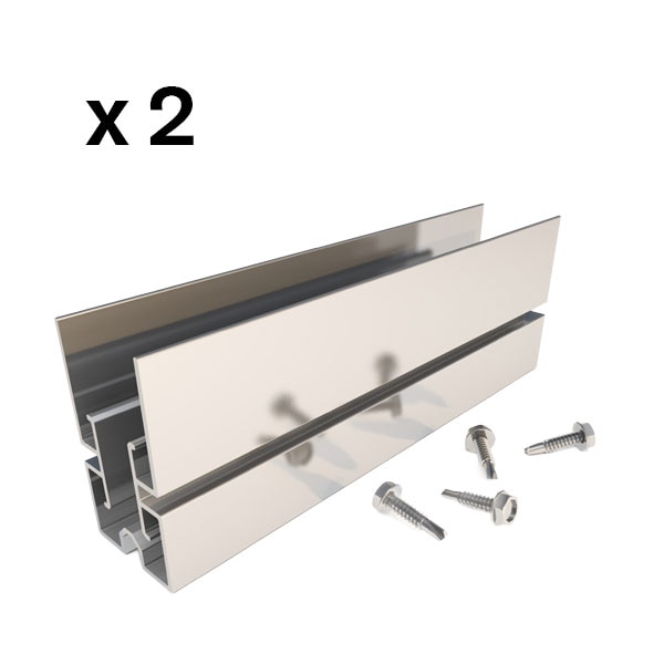 SUNFER UG1 Conector para raíl G1 (2 PCS) - Sunfer