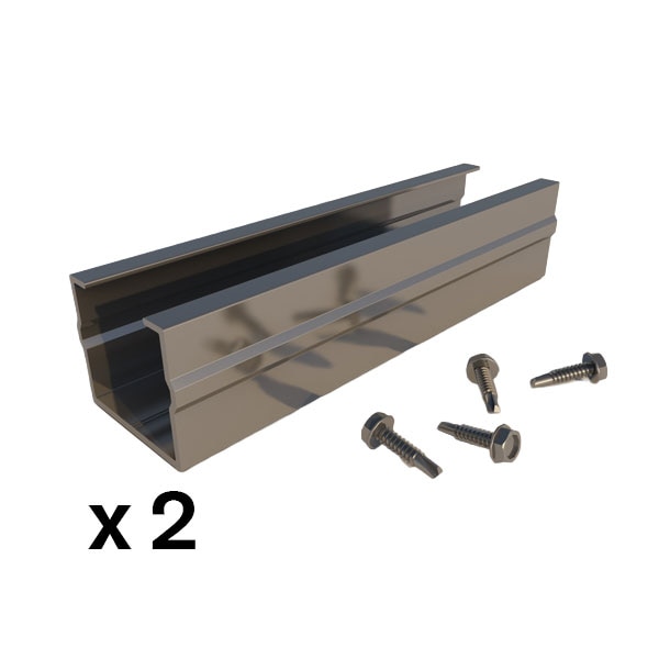 SUNFER UG3 Conector para raíles G3 (2 PCS) - Sunfer