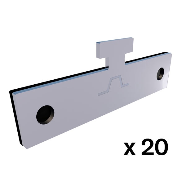 SUNFER S04 Fijación para anclaje directo a chapa, en lateral de la greca (20 PCS) - Sunfer