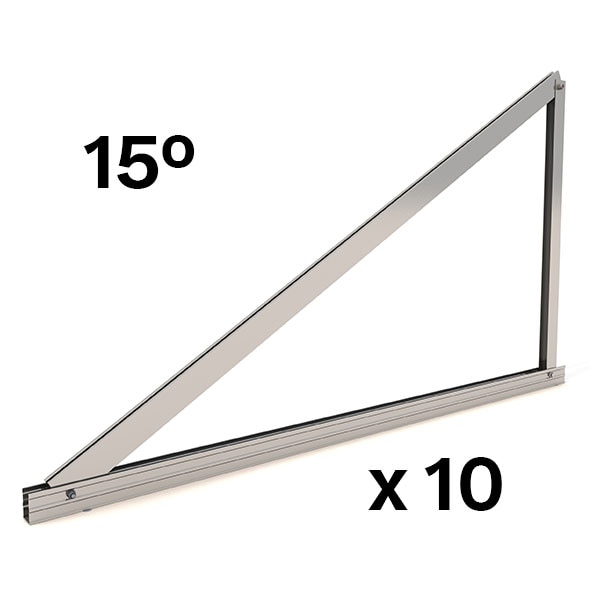 SUNFER TR20H 15° Triangulo cerrado. Horizontal (10 PCS) - SUNFER