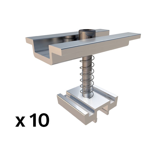 SUNFER S11.3 Pinza intermedia, fijaciones S61/S62 (10 PCS)