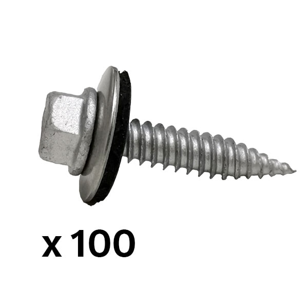 SUNFER S42.1 Tornillo para chapa trapezoidal 5,5x25 mm (100 PCS)