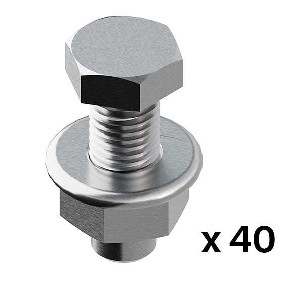 SUNFER T69 Conector de microinversores y optimizadores a raíl G1 (40 PCS)