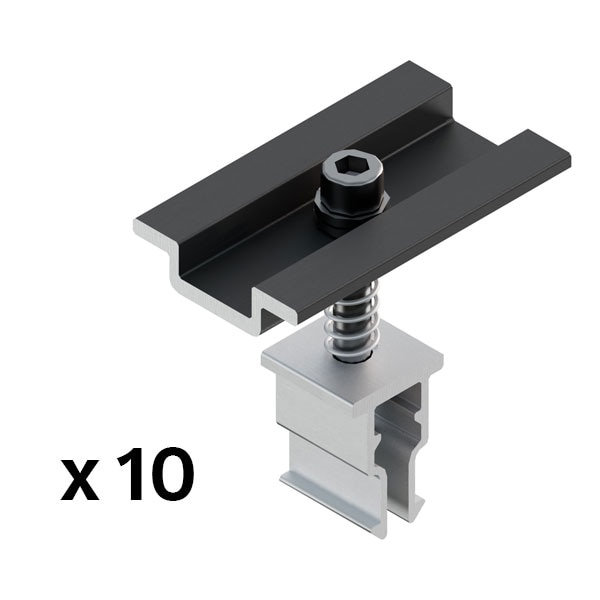 SUNFER S11-B Pinza intermedia negra (10 PCS) - Sunfer