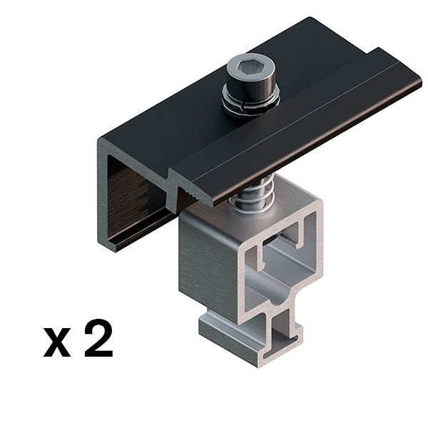 SUNFER S10-B Pinza final autoregulable negra (2 PCS)