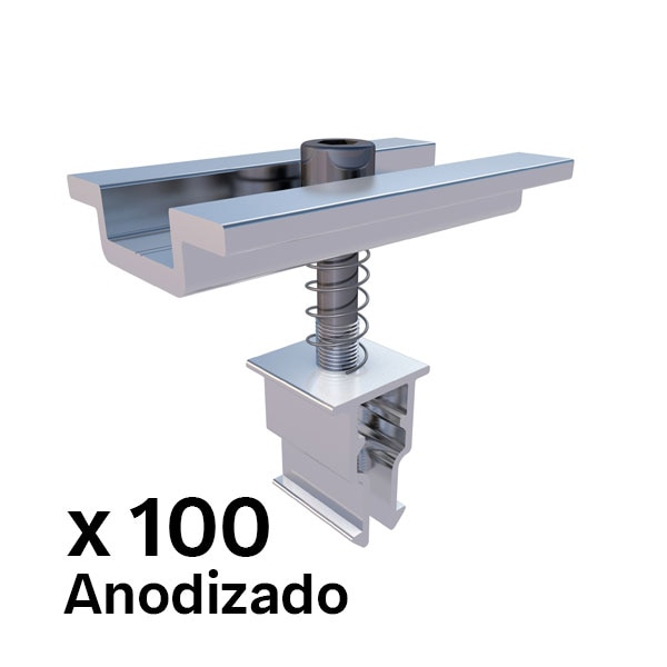 SUNFER S11-A Pinza intermedia. Anodizado (100 PCS)