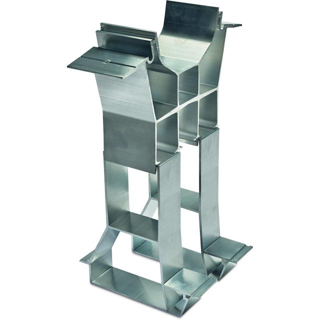 Soporte trasero novotegra FR II - 2S 13° para cubierta plana de aluminio